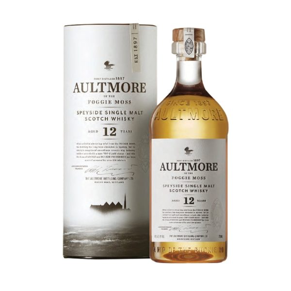 AULTMORE FOGGIE MOSS SCOTCH SINGLE MALT SPEYSIDE 92PF 12YR 750ML