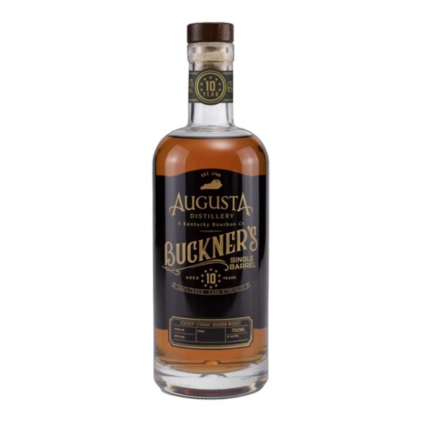 AUGUSTA BUCKNERS BOURBON SINGLE BARREL UNFILTERED CASK STRAIGHT KENTUCKY 10YR 750ML